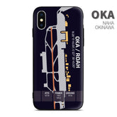 Okinawa Naha OKA Airport Diagram Phone Case Aviation gift crew airline pilot iphone avgeek apple samsung huawei xiaomi iPhone